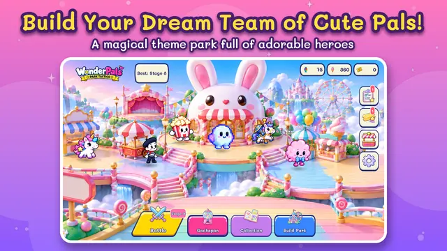 Lobby – build your dream team of cute Pals